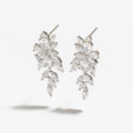 עגילי Elowen כסף קריסטל