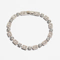 צמיד Hailey רודיום שקוף