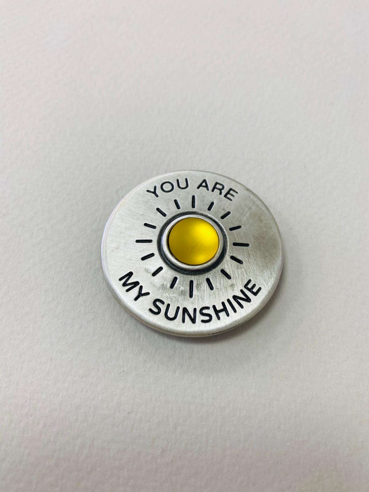 מגנט My Sunshine כסף צהוב